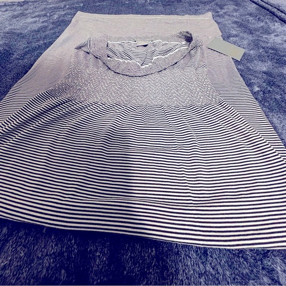 Lark & Grey Striped MAXI DRESS.   M/L - Picture 1 of 9